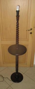 Mooi Antieke Houten Staande Lamp - 175cm, Antiek en Kunst, Ophalen