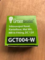 Inbouwspot rond kantelbaar mat wit MR16 fitting DC12V, Ophalen