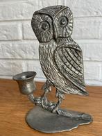 Tinnen beeldje UIL (Richard Guigon Créateur d'Art / France), Ophalen of Verzenden, Gebruikt, Dier