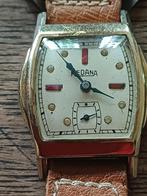 Medana Swiss gemengd horloge 1940, Staal, Met bandje, Polshorloge, 1930 tot 1960