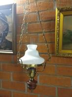 Luster, Ophalen, Zo goed als nieuw, Glas, Petroleumlamp