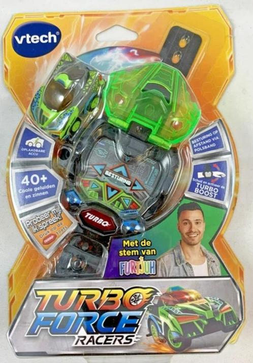 Vtech Turbo Force Racers Armband met Pratende Auto Nieuw, Kinderen en Baby's, Speelgoed | Vtech, Zo goed als nieuw, Verzenden