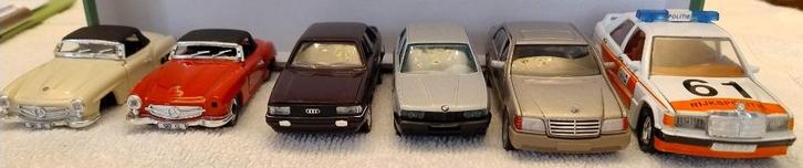 Lot Matchbox, Siku, Rio, Burago, Schabak : 6 Duitse wagens, Hobby en Vrije tijd, Modelauto's | 1:43, Zo goed als nieuw, Matchbox