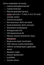 Dax, monkey, pbr, … china-onderdelen, Fietsen en Brommers, Ophalen of Verzenden, Zo goed als nieuw, Overige typen, Skyteam, zhenhua,