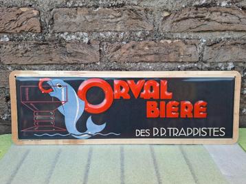 Reclamebord Orval bière beschikbaar voor biedingen