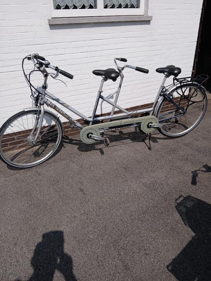Tandem te koop, Fietsen en Brommers, Fietsen | Tandems, Zo goed als nieuw, Minder dan 10 versnellingen, Ophalen