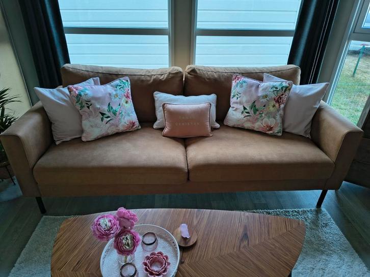 Zetel nubuc, Huis en Inrichting, Zetels | Complete zithoeken, Zo goed als nieuw, Ophalen