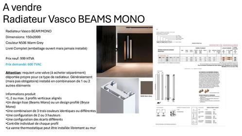 Radiateur Vasco Beams Mono, Doe-het-zelf en Bouw, Verwarming en Radiatoren, Zo goed als nieuw, Radiator, Ophalen