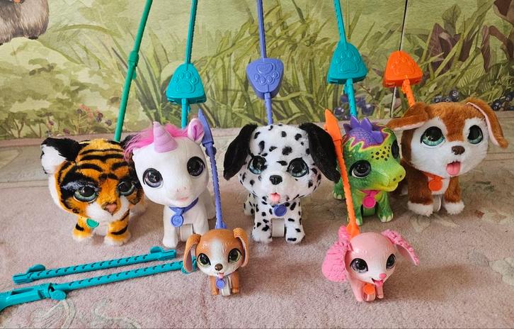 Furreal dieren, Kinderen en Baby's, Speelgoed | Knuffels en Pluche, Zo goed als nieuw, Hond, Ophalen