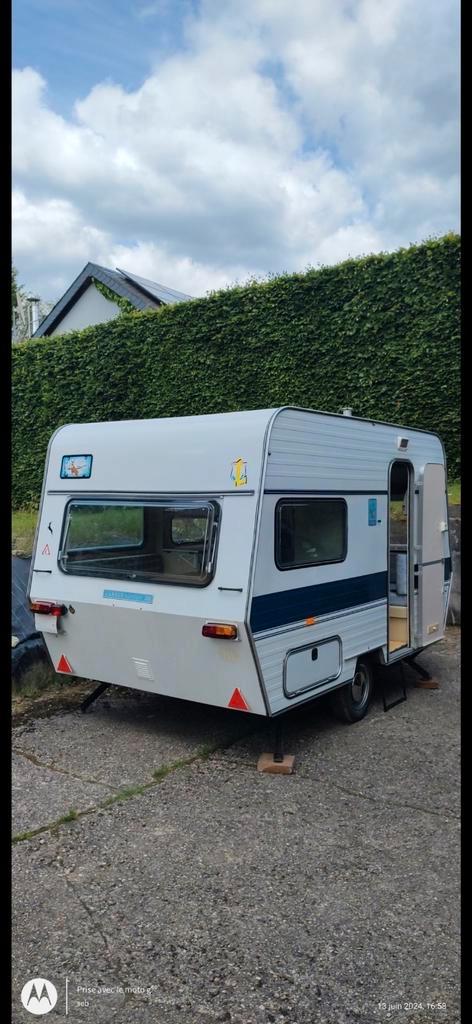 Caravane Knaus 350 élite, Caravans en Kamperen, Caravans, Particulier, Knaus, Luifel, Oven, Uitbouw voortent, Ophalen