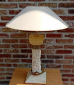 petite lampe de table - travertin - avec abat-jour, Grieks, Comme neuf, Enlèvement, Autres matériaux