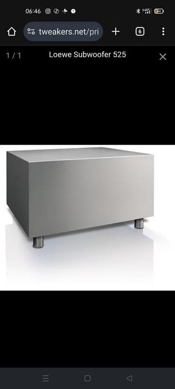 Loewe woofer met ingebouwde versterker nieuw  beschikbaar voor biedingen