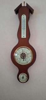 Barometer-thermometer-hygrometer- vintage look- kersenlare, Huis en Inrichting, Woonaccessoires | Thermometers, Ophalen of Verzenden