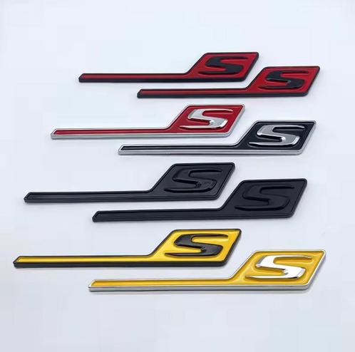 AMG S Embleem – Sportieve Badge voor Mercedes, Auto diversen, Autostickers, Ophalen of Verzenden