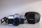 Camera Minolta srT100x + Lens Minolta MD rokkor 45mm 1:2, Audio, Tv en Foto, Ophalen, Zo goed als nieuw, Spiegelreflex, Minolta