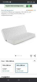 Matras klik klak zetel 140x200, Ophalen, Zo goed als nieuw