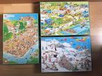 Retro Jan Van Haasteren puzzels 1500 stukjes, Ophalen of Verzenden, 500 t/m 1500 stukjes, Legpuzzel