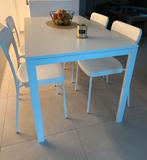 Ikea Melltorp tafel met 4 stoelen, Huis en Inrichting, Ophalen