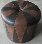 Ronde retro vintage poef, Enlèvement, Comme neuf