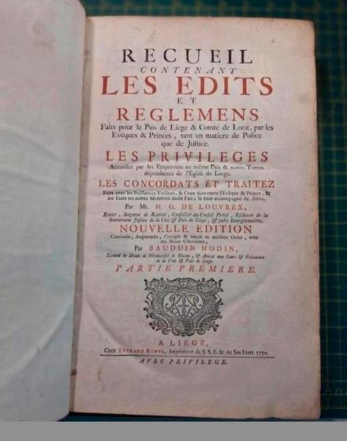 COMPENDIUM MET EDICTEN EN REGLEMENTEN, Antiek en Kunst, Antiek | Boeken en Manuscripten, Ophalen of Verzenden