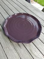 Taartschaal/presentatiebord - mauve - D 27cm, Ophalen