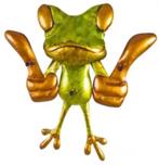 Prachtige grote kapstok Kikker  groen metaal, Ophalen of Verzenden, Zo goed als nieuw, Metaal