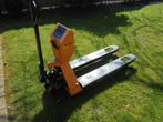 Palletwagen, pompwagen, transpallet, pallet wagen met weger., Enlèvement, Utilisé