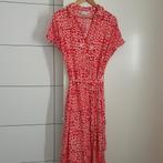 Jurk rood leopard, Verzenden, Maat 42/44 (L), Zo goed als nieuw, Rood