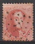 België 1863 nr.16A, Postzegels en Munten, Verzenden, Gestempeld