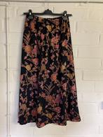 Zwarte met bloemen lange rok, Terre Bleue, maat 40, Kleding | Dames, Rokken, Maat 38/40 (M), Terre Bleue, Zwart, Ophalen of Verzenden