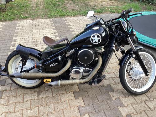 Kawasaki VN800 custom bobber met aanhangwagen, Motoren, Motoren | Kawasaki, Particulier, Overig, Ophalen