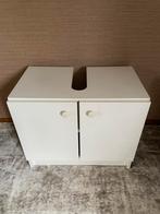 Meuble sous-lavabo blanc mat., 25 à 50 cm, Moins de 100 cm, Meuble lavabo, Comme neuf