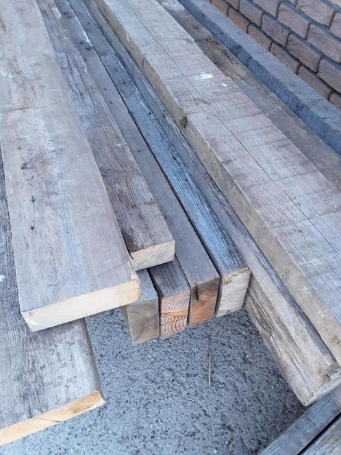 Lot Stelling balken 4,10 lm -3,60 lm - 3,50 lm  22 stuks, Tuin en Terras, Palen, Balken en Planken, Gebruikt, Balken, 250 cm of meer