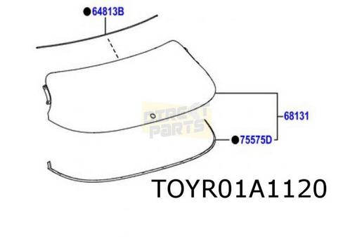 Toyota Yaris Cross achterruit (Privacy Glass) Origineel! 681, Autos : Pièces & Accessoires, Vitres & Accessoires, Toyota, Neuf