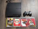 PS3 CECH-2504A + Games, Gebruikt, Overige genres, 1 speler, Eén computer