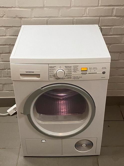 Séchoir Siemens 8 kg, Electroménager, Sèche-linge, Comme neuf, À condensation, Chargeur frontal, 8 à 10 kg, Phase anti-froissage