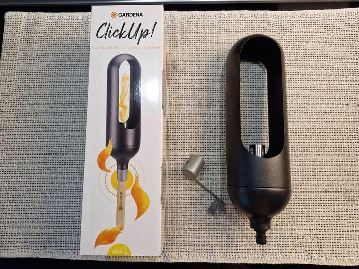 ClickUp! Gardena Tuinfakkel met houtensteel, Tuin en Terras, Fakkels, Nieuw, Ophalen