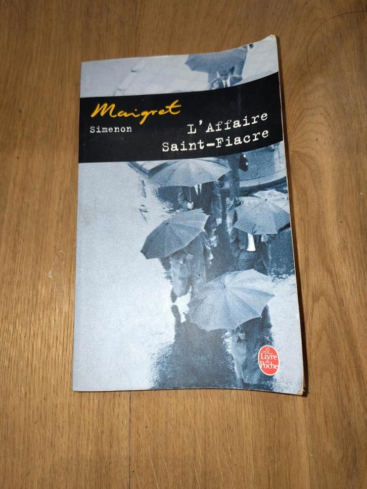 "L'affaire Saint-Fiacre" Maigret Simenon, Livres, Policiers, Utilisé, Envoi