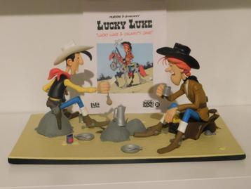 2 x Lucky Luke Bang Bang Collection by LMZ, Enlèvement, Autres personnages, Comme neuf, Statue ou Figurine
