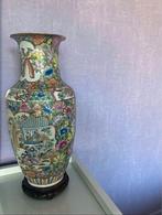Famille Rose - Canton porseleinen grote vaas - 50cm, Antiek en Kunst, Ophalen