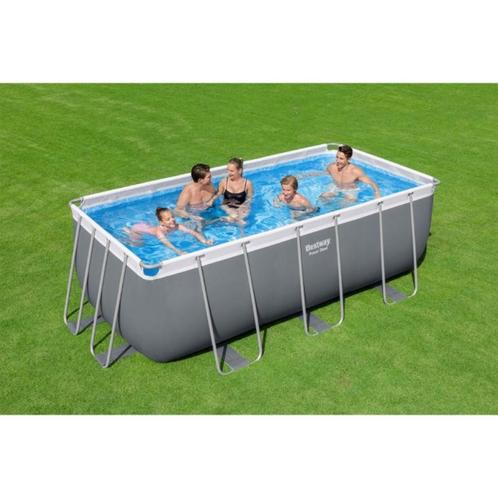 Bestway Steel Pro zwembad set 412 x 201 x 122 cm 1xused, Tuin en Terras, Zwembaden, Zo goed als nieuw, Opzetzwembad, 120 cm of meer