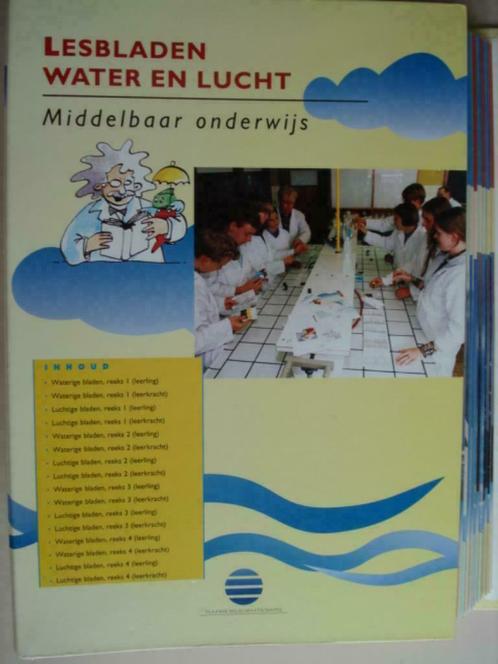 5. Lesbladen water en lucht middelbaar onderwijs VMM Vlaamse, Livres, Livres scolaires, Comme neuf, Biologie, Secondaire, Envoi