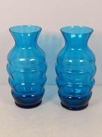 Paire de deux vases bleu - art déco - 1930, Ophalen of Verzenden