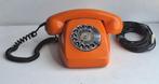 Joli ancien téléphone vintage orange FeTap, Ophalen of Verzenden
