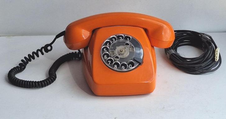 Joli ancien téléphone vintage orange FeTap, Antiek en Kunst, Antiek | Woonaccessoires, Ophalen of Verzenden