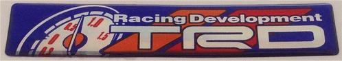 TRD Toyota Racing Development 3D doming sticker #12, Autos : Divers, Autocollants de voiture, Envoi