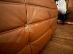 Togo L. Roset cuir camel 2p PRIX NÉGOCIABLE!!, Maison & Meubles, 100 à 125 cm, Enlèvement ou Envoi, Moins de 150 cm, Comme neuf