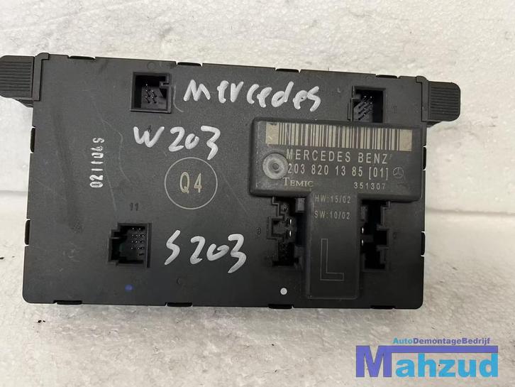 MERCEDES C-KLASSE W203 Links voor deur module 2000-2007, Auto-onderdelen, Elektronica en Kabels, Gebruikt