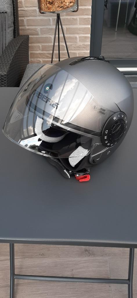 Jethelm Caberg Riviera V3 Size XS, Motoren, Kleding | Motorhelmen, Dames, Heren, Jethelm, XS, Caberg, Tweedehands, Ophalen of Verzenden