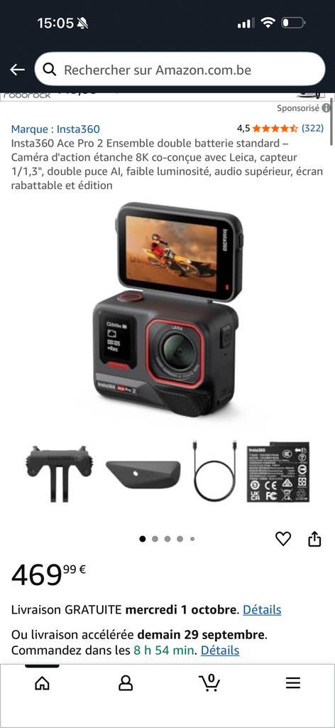 Insta360 ACEPRO2, Audio, Tv en Foto, Actiecamera's, Zo goed als nieuw, Overige merken, Ophalen